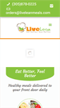 Mobile Screenshot of liveleanmeals.com